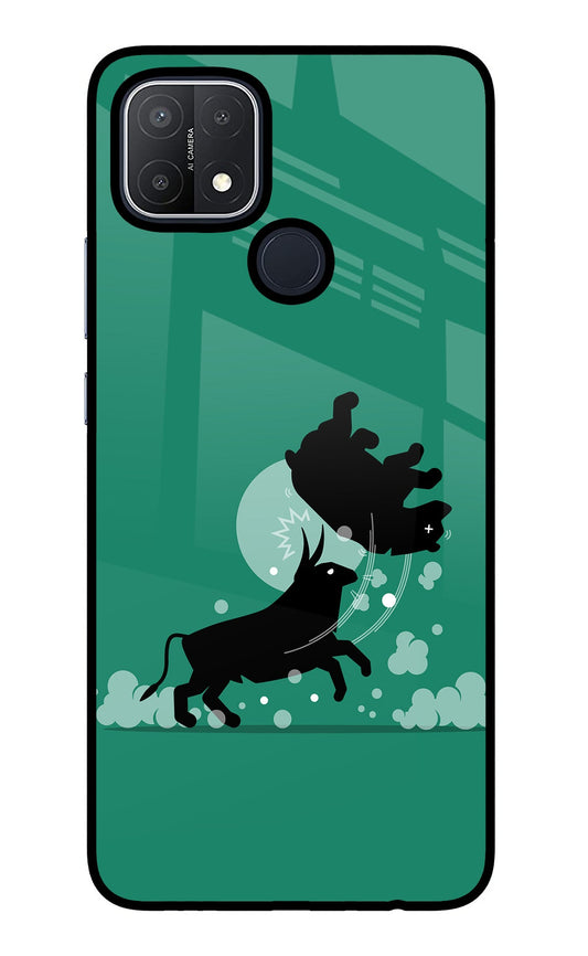 Bull Conqueror Oppo A15/A15s Glass Case