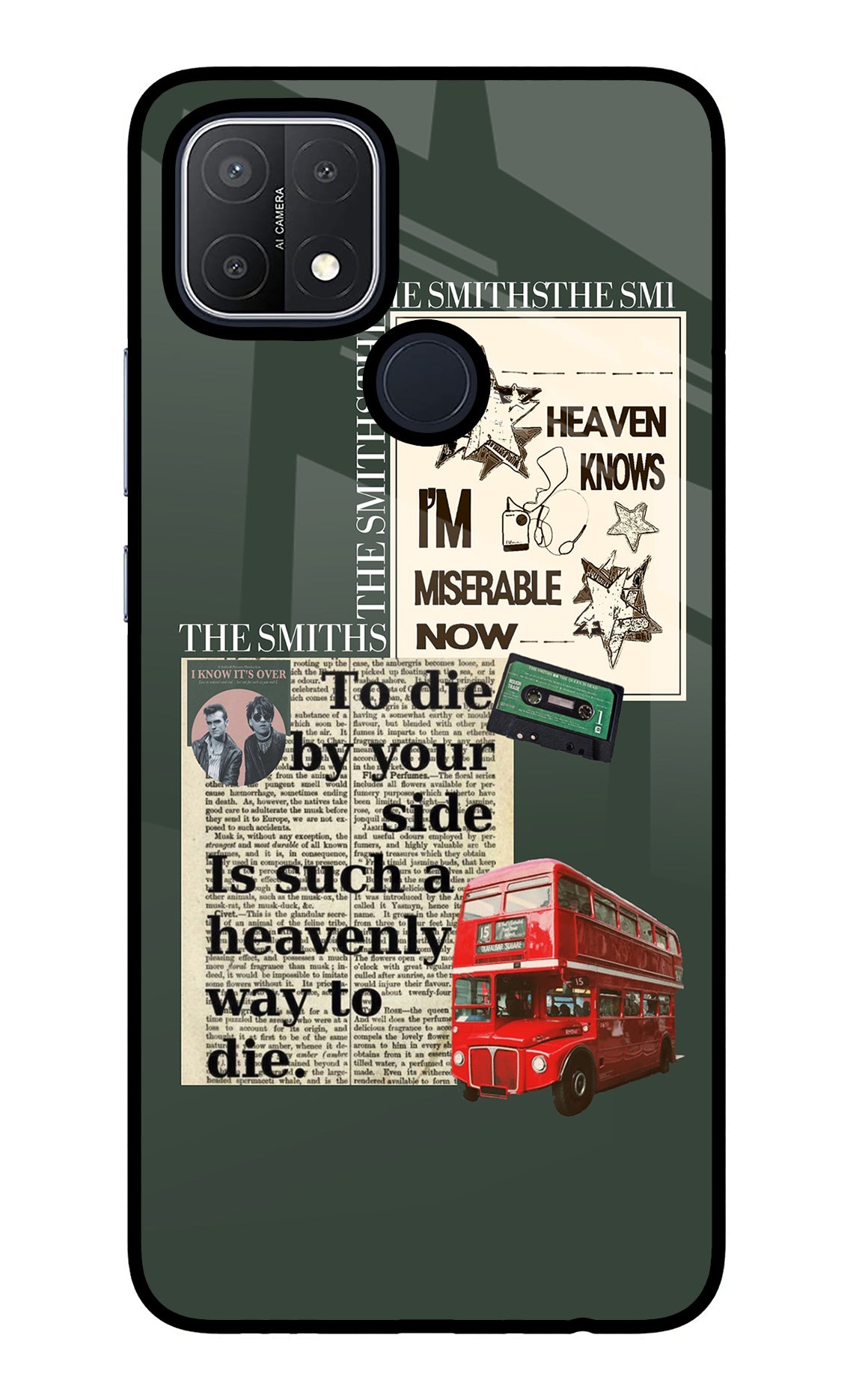 The Smiths Oppo A15/A15s Glass Case
