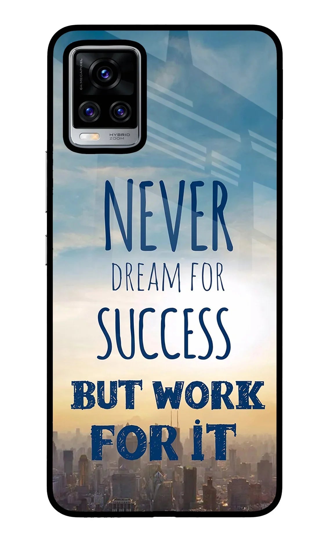 Never Dream For Success But Work For It Vivo V20 Pro Back Cover
