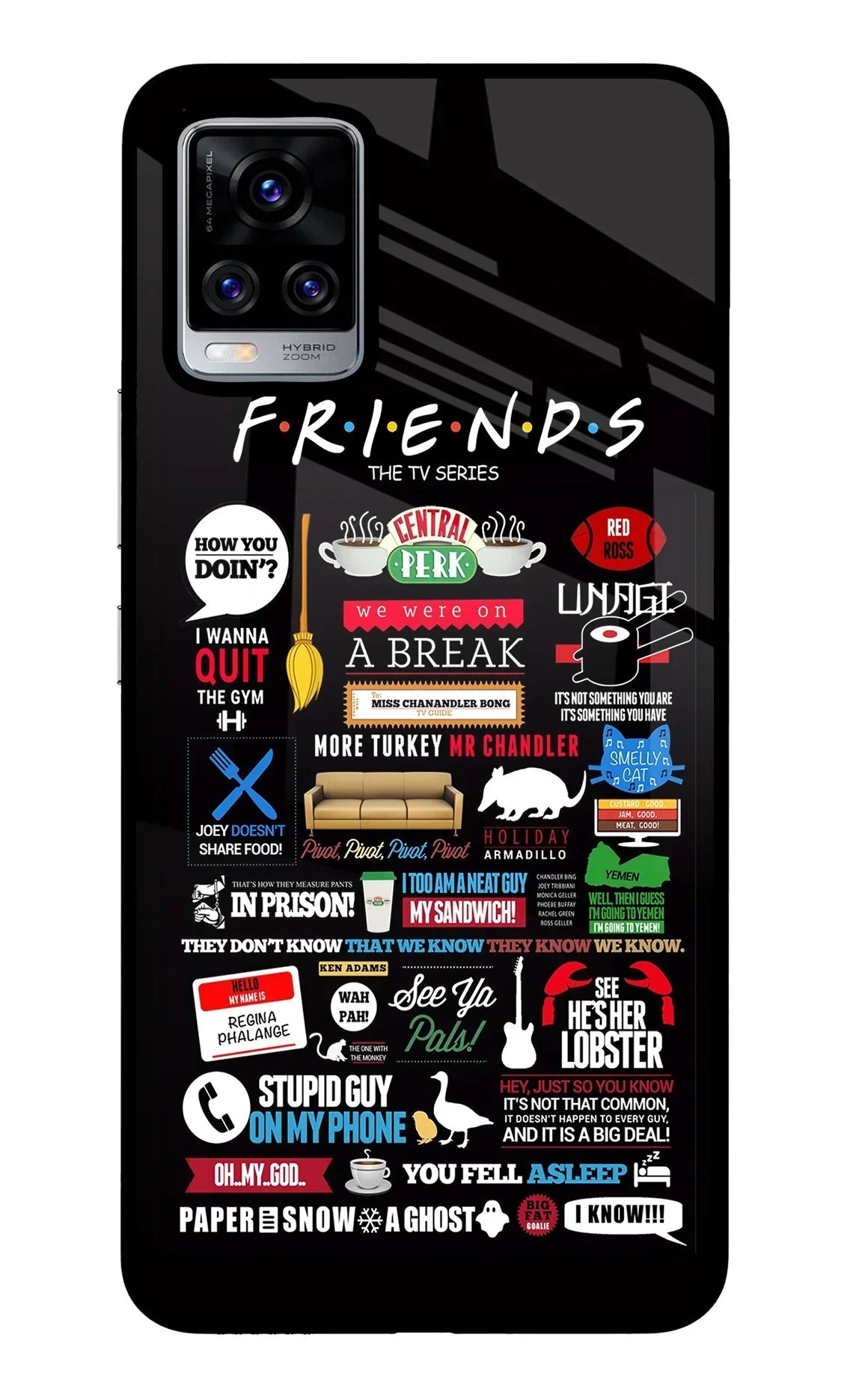 FRIENDS Vivo V20 Pro Back Cover
