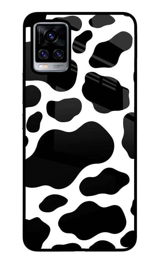 Cow Spots Vivo V20 Pro Glass Case