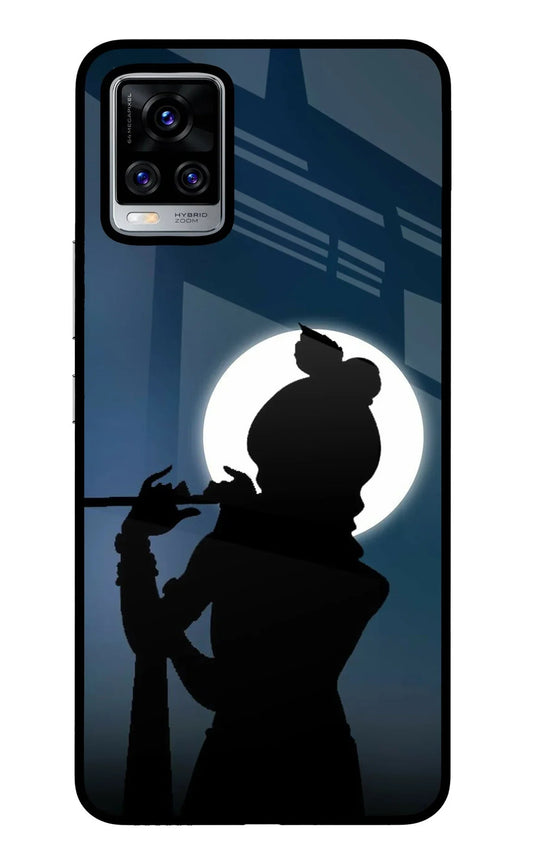 Shri Krishna Silhouette Vivo V20 Pro Glass Case