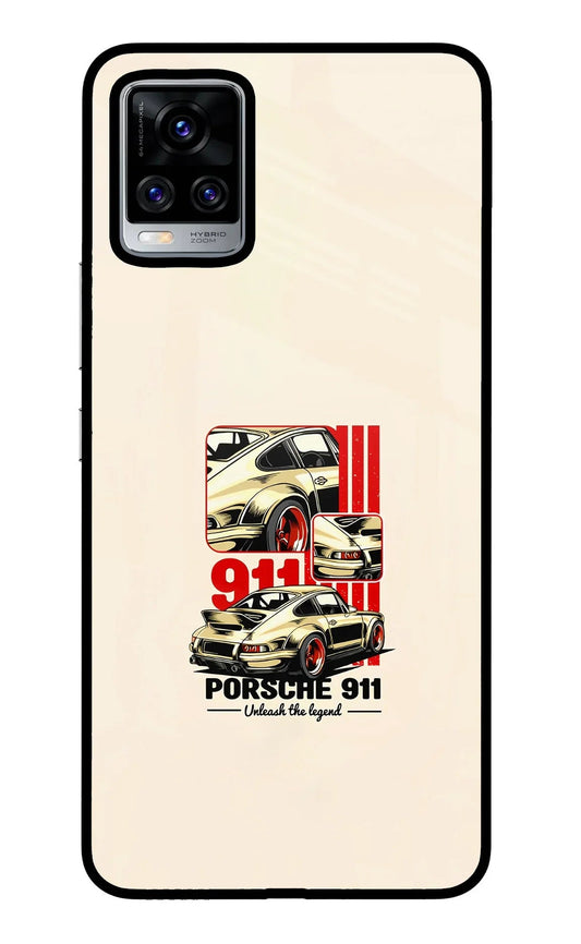 Classic Porsche 911 Vivo V20 Pro Glass Case