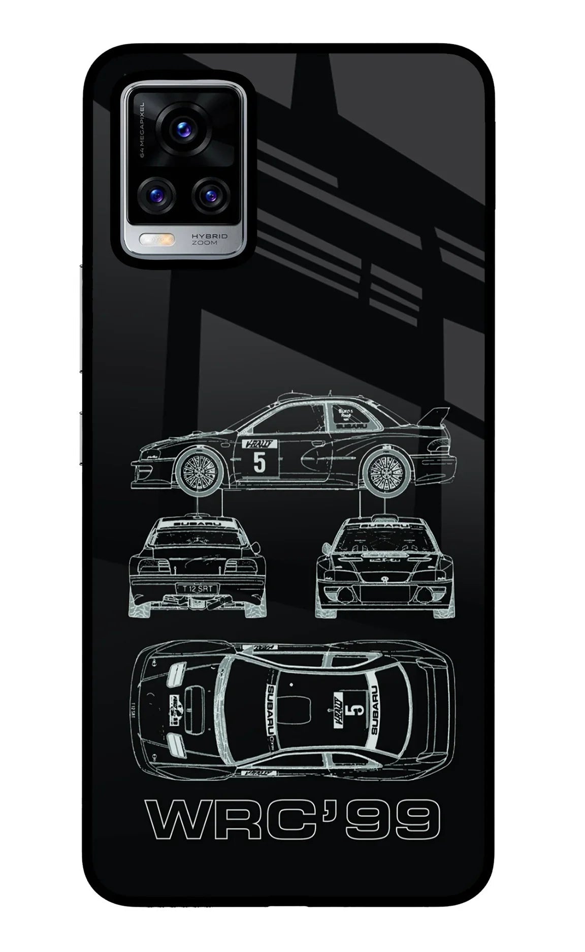 WRC'99 Vivo V20 Pro Glass Case