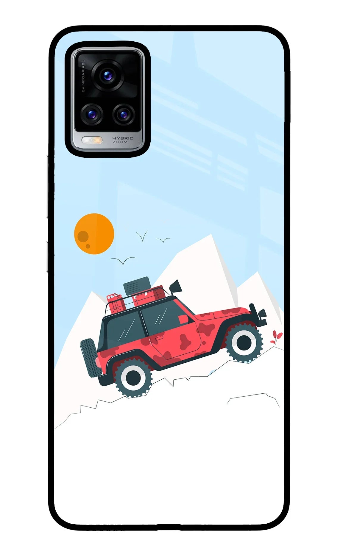 Mountain Trail Beast Vivo V20 Pro Glass Case