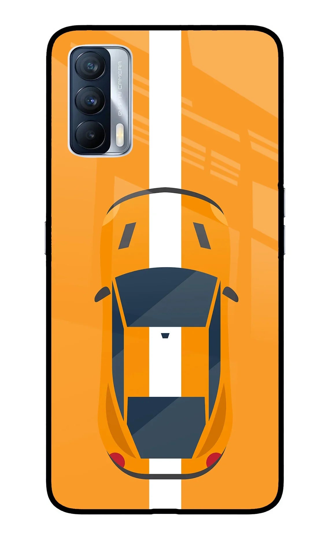 Highway Pursuit Realme X7 Glass Case