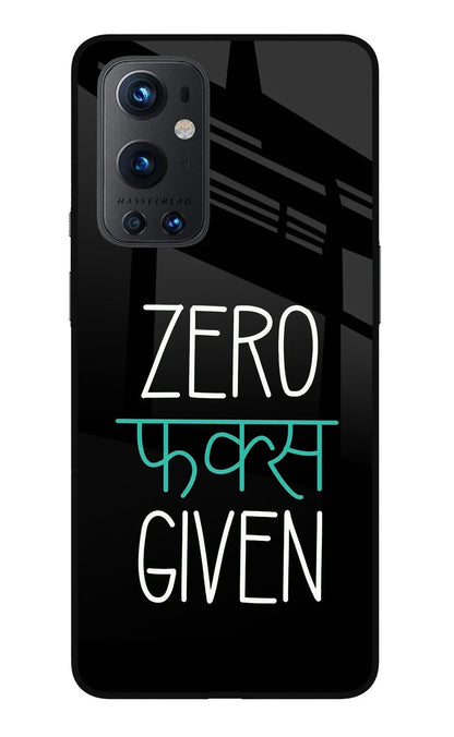 Zero Fucks Given Oneplus 9 Pro Back Cover
