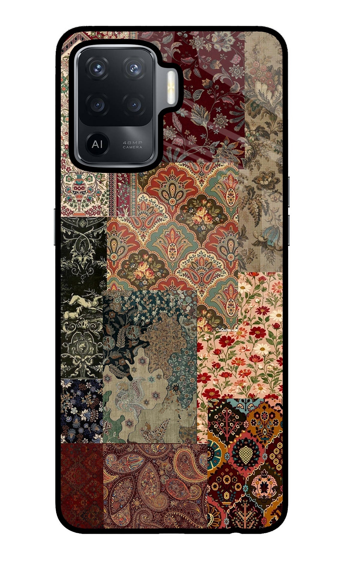 Desi Print Oppo F19 Pro Glass Case