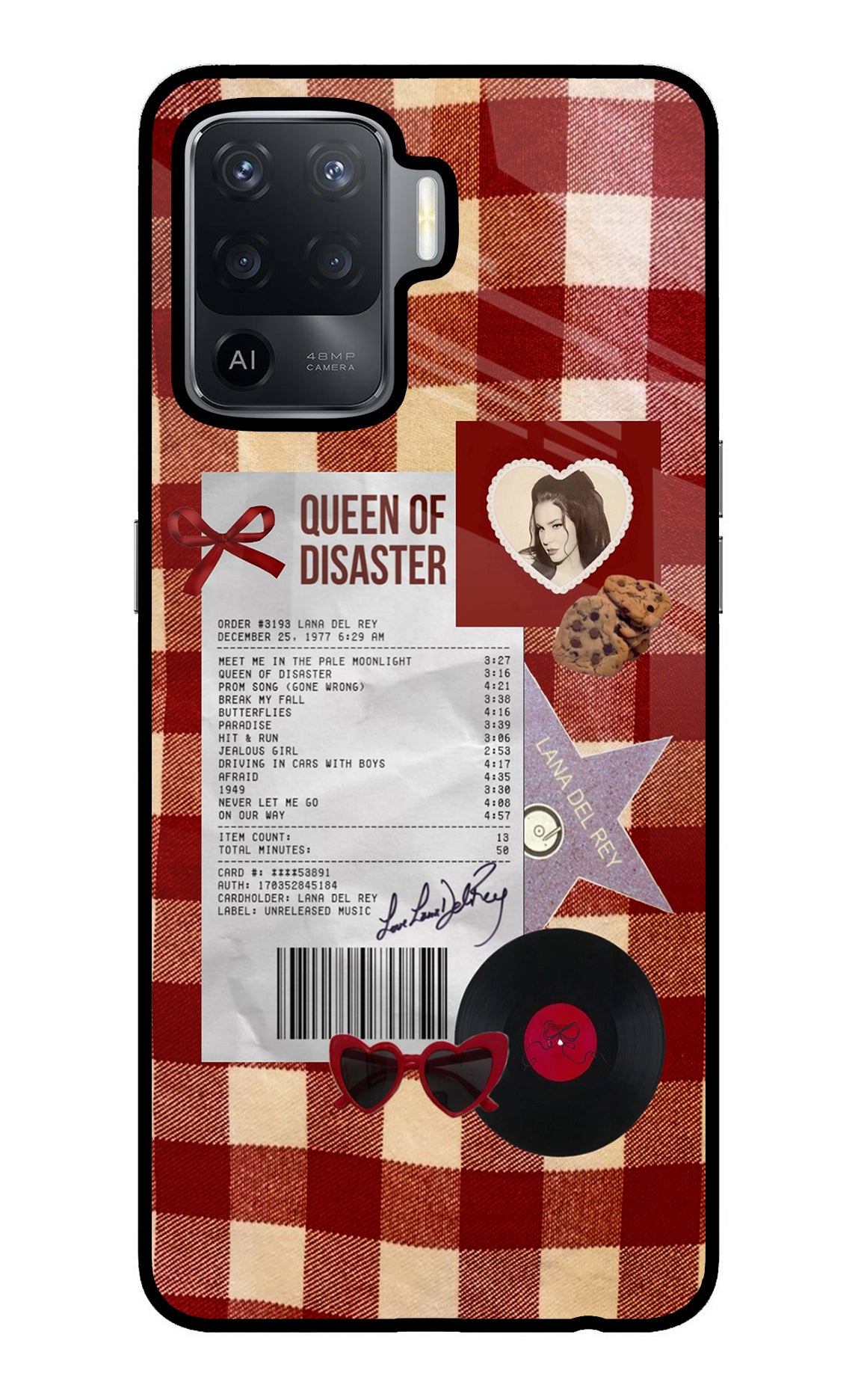 Queen of Disaster Oppo F19 Pro Glass Case