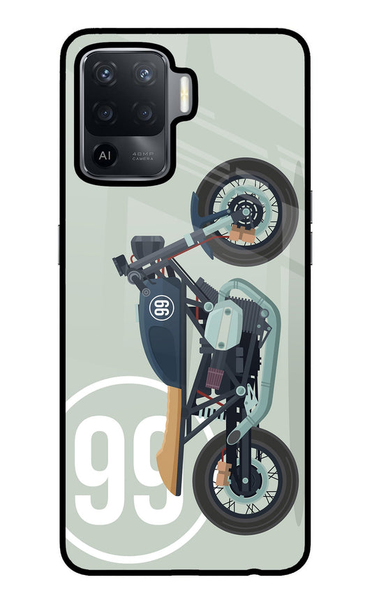 Classic Cafe Racer 99 Oppo F19 Pro Glass Case