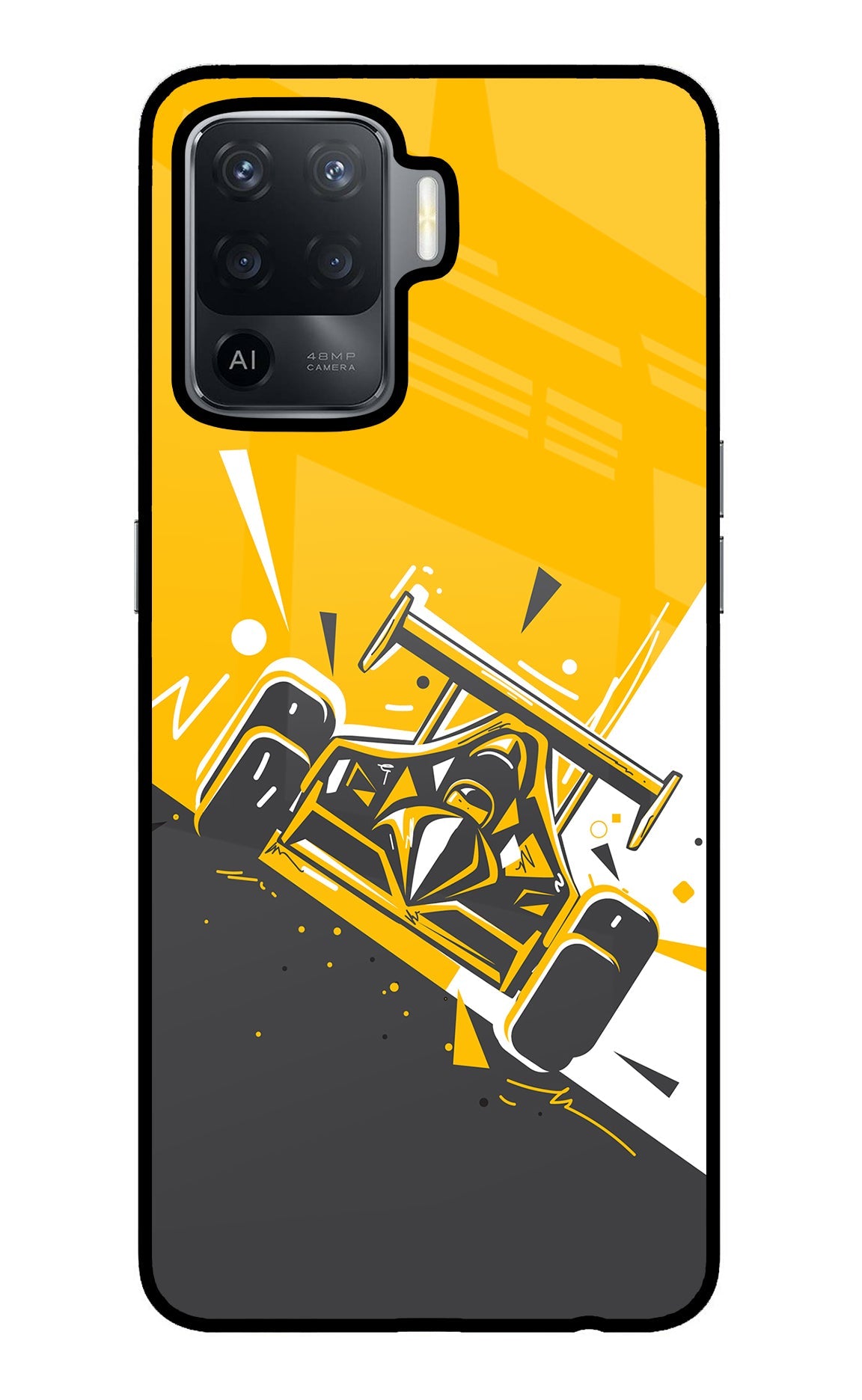Track King Oppo F19 Pro Glass Case