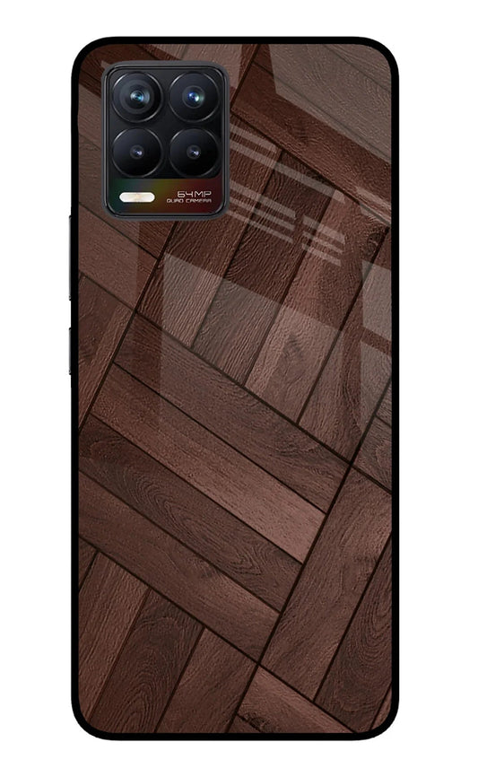 Wooden Texture Design Realme 8/8 Pro (not 5G) Glass Case