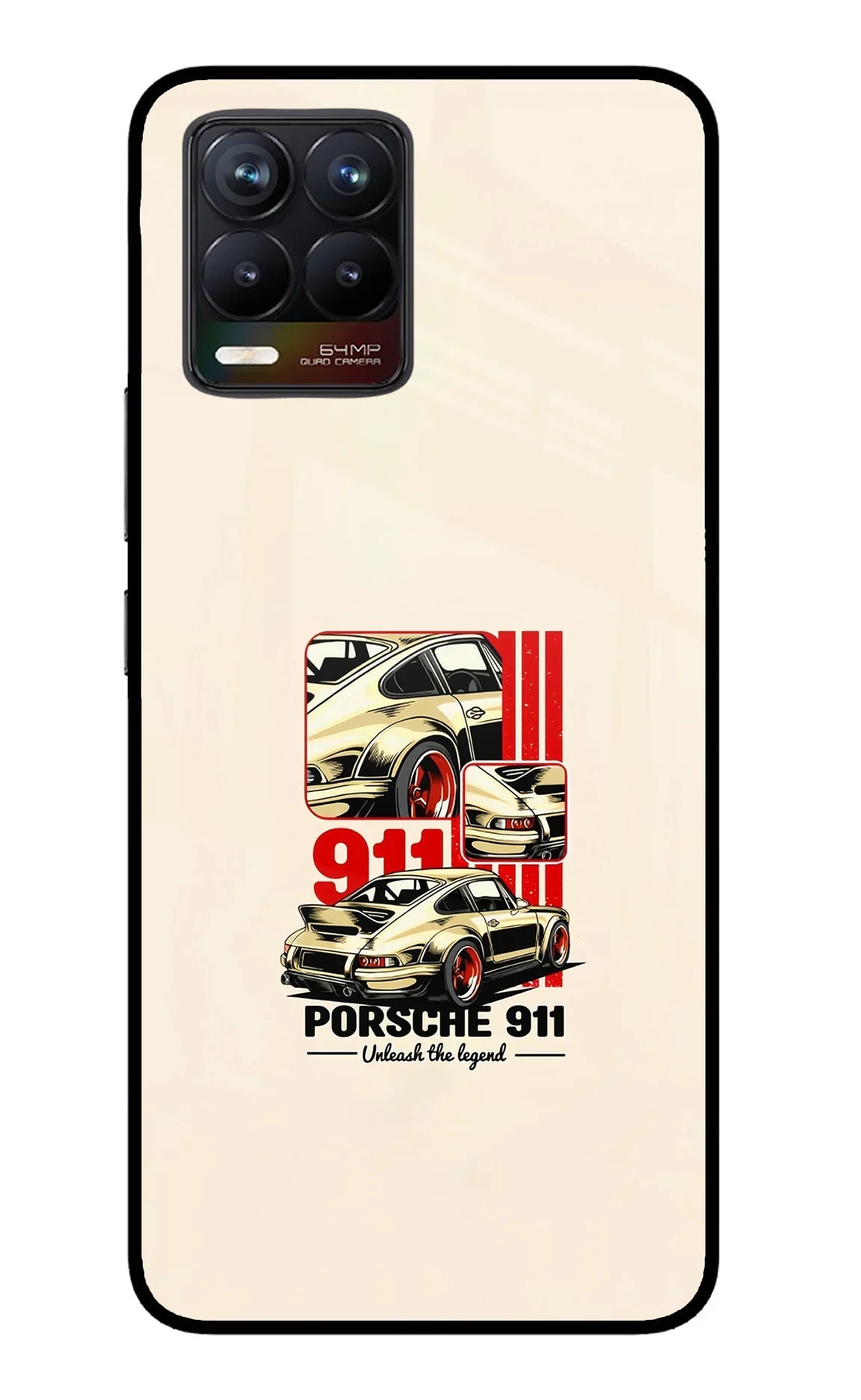 Classic Porsche 911 Realme 8/8 Pro (not 5G) Glass Case