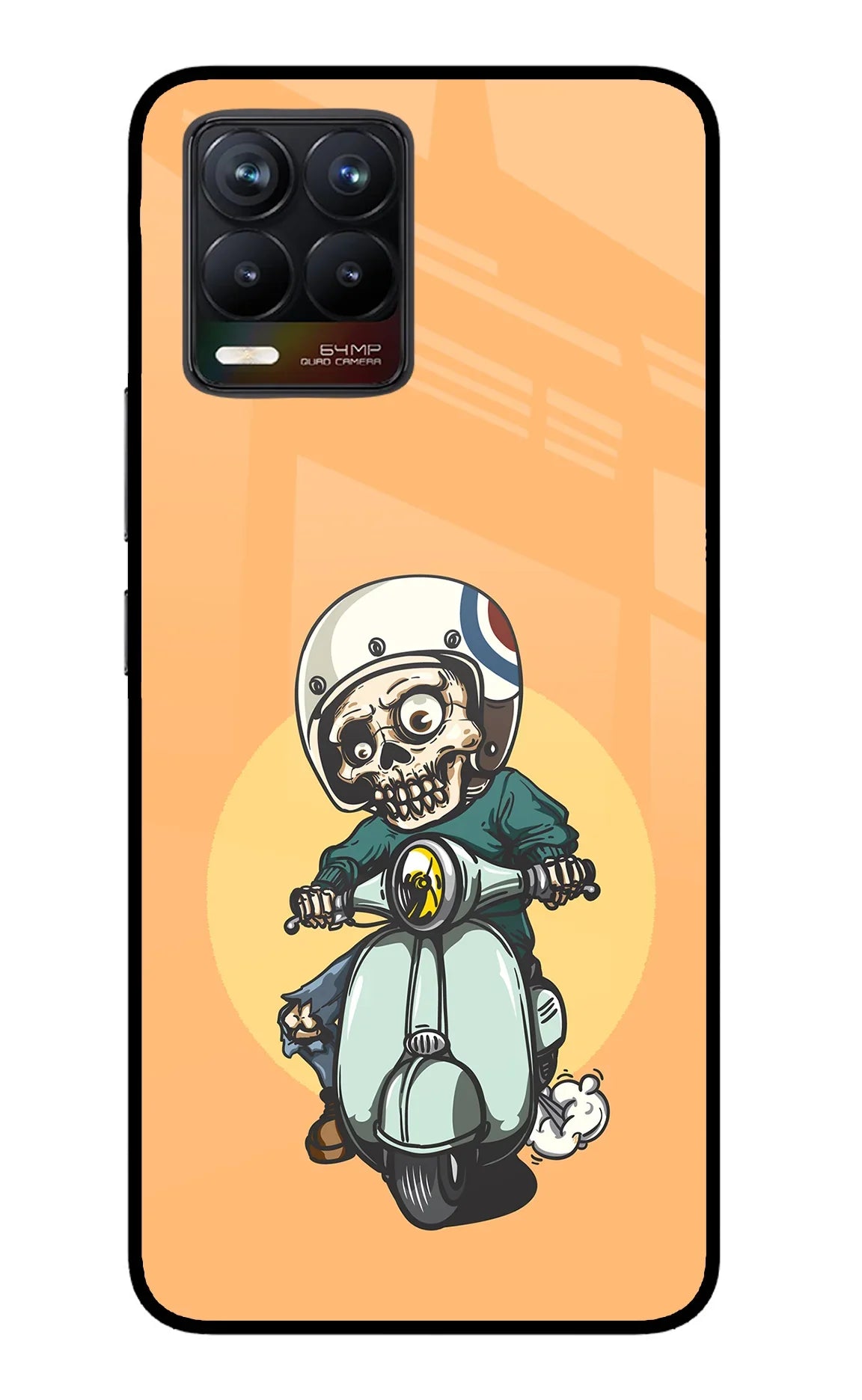 Undead Biker Realme 8/8 Pro (not 5G) Glass Case
