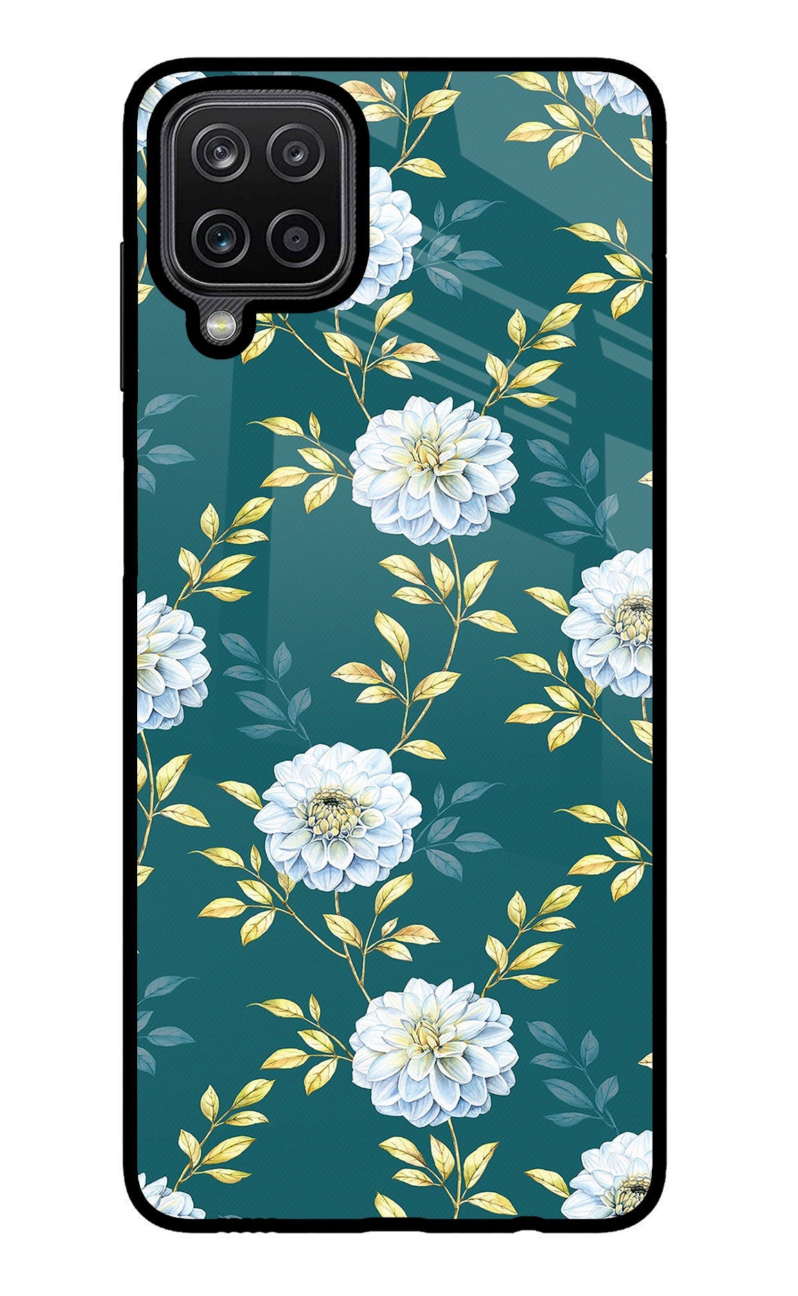 Flowers Samsung M12/F12 Back Cover