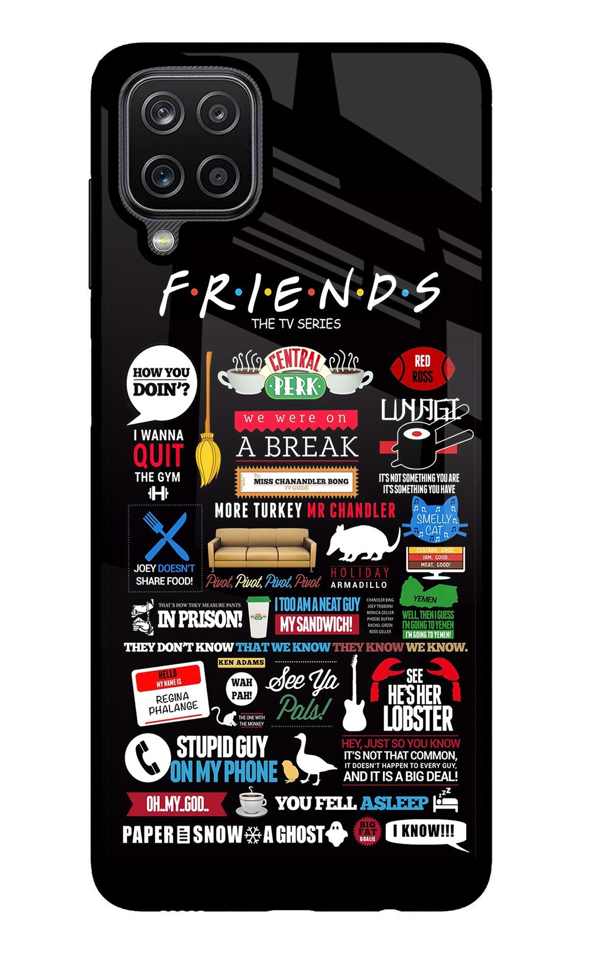 FRIENDS Samsung M12/F12 Back Cover