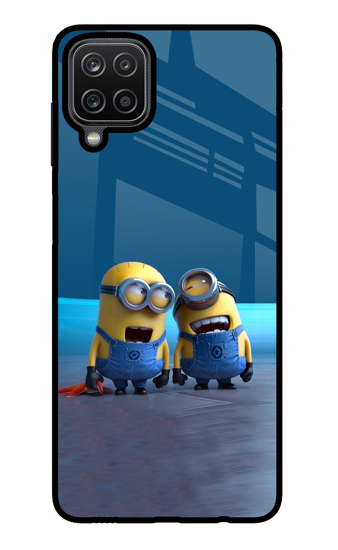 Minion Laughing Samsung M12/F12 Back Cover