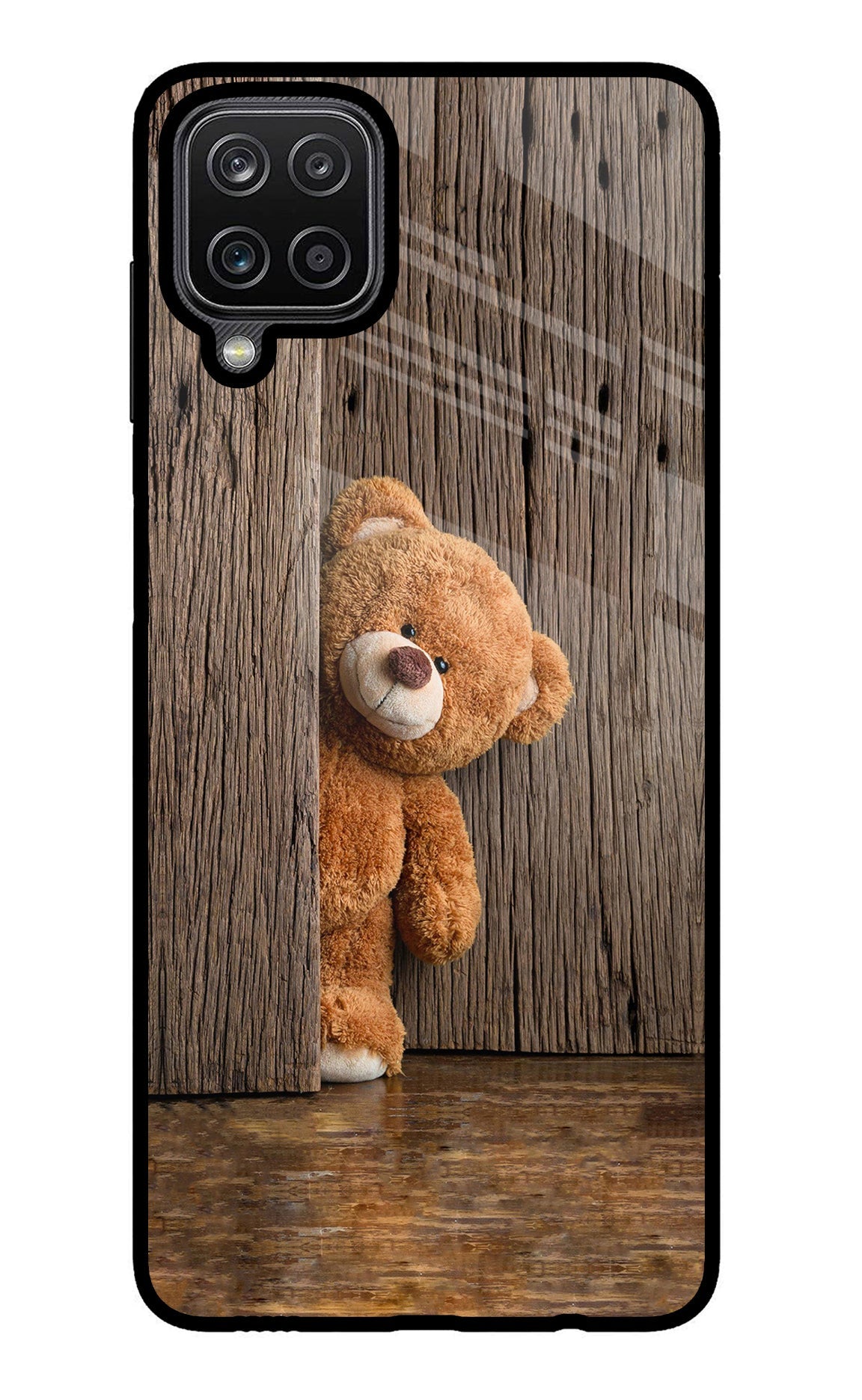 Teddy Wooden Samsung M12/F12 Back Cover