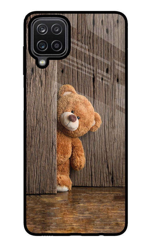 Teddy Wooden Samsung M12/F12 Back Cover
