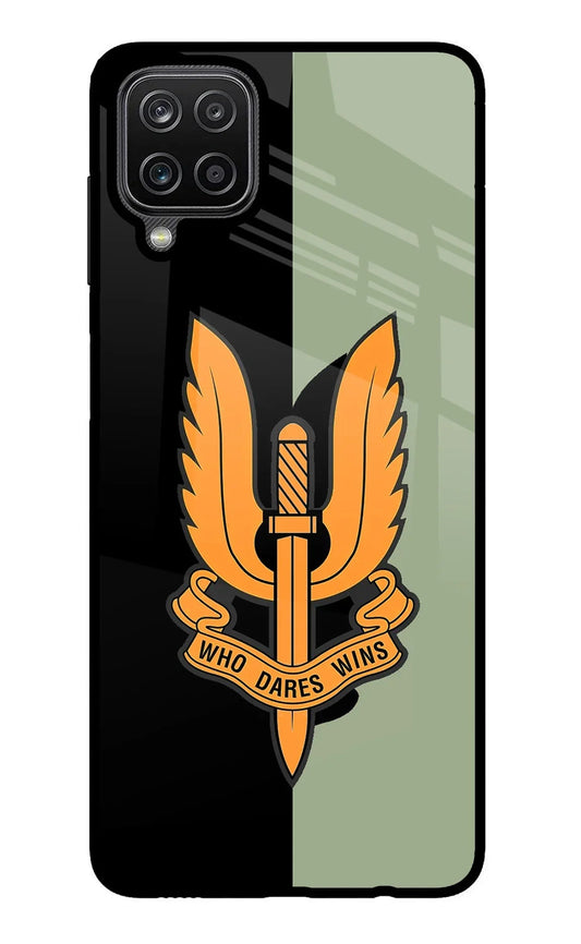 Balidan Logo Samsung M12/F12 Glass Case