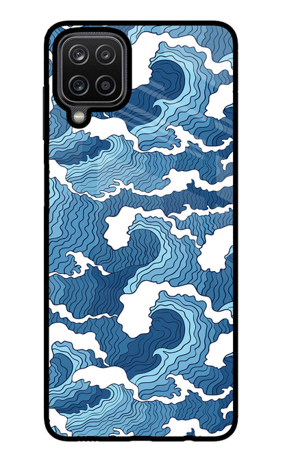 Blue Waves Samsung M12/F12 Back Cover