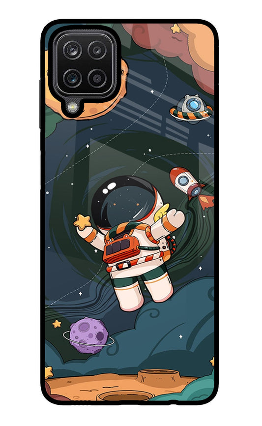 Cartoon Astronaut Samsung M12/F12 Back Cover