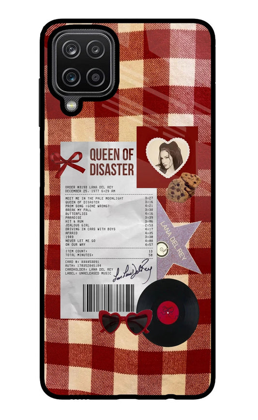 Queen of Disaster Samsung M12/F12 Glass Case