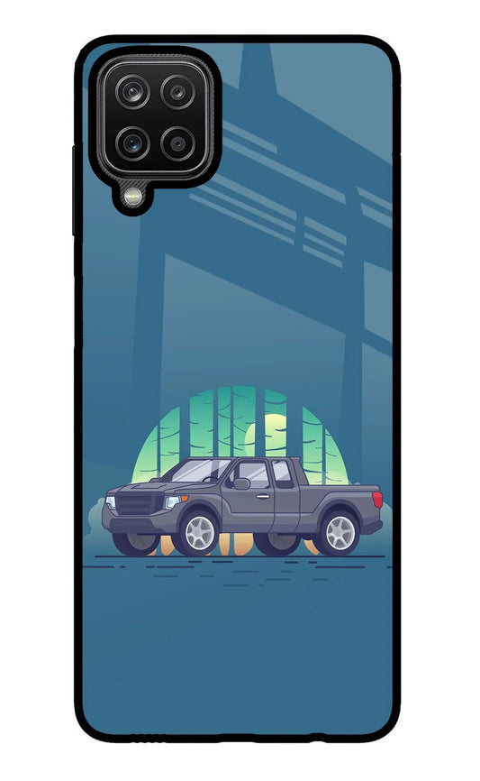 Retro Garage Vibe Samsung M12/F12 Glass Case