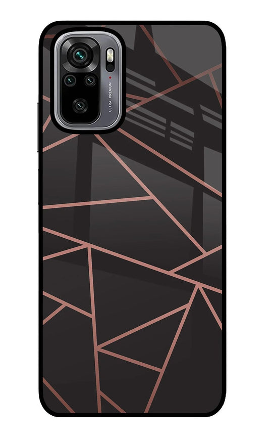 Geometric Pattern Redmi Note 10/10S Glass Case
