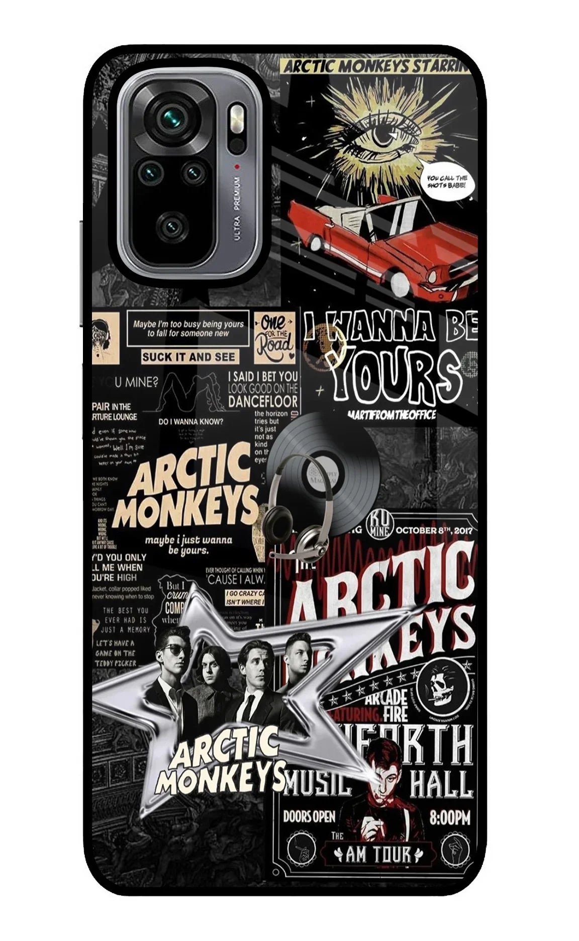 Arctic Monkeys Redmi Note 10/10S Glass Case