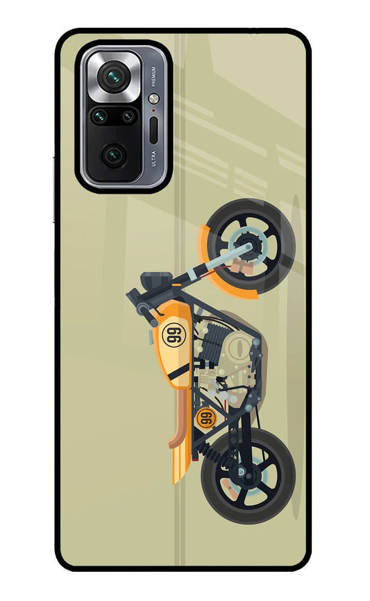 Vertical Speedster Redmi Note 10 Pro Glass Case