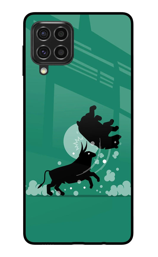 Bull Conqueror Samsung F62 Glass Case
