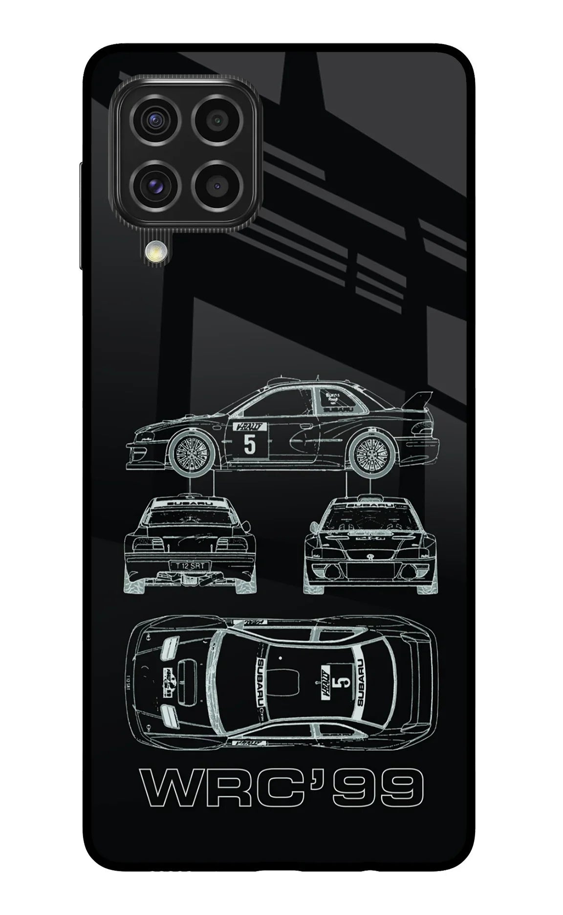 WRC'99 Samsung F62 Glass Case