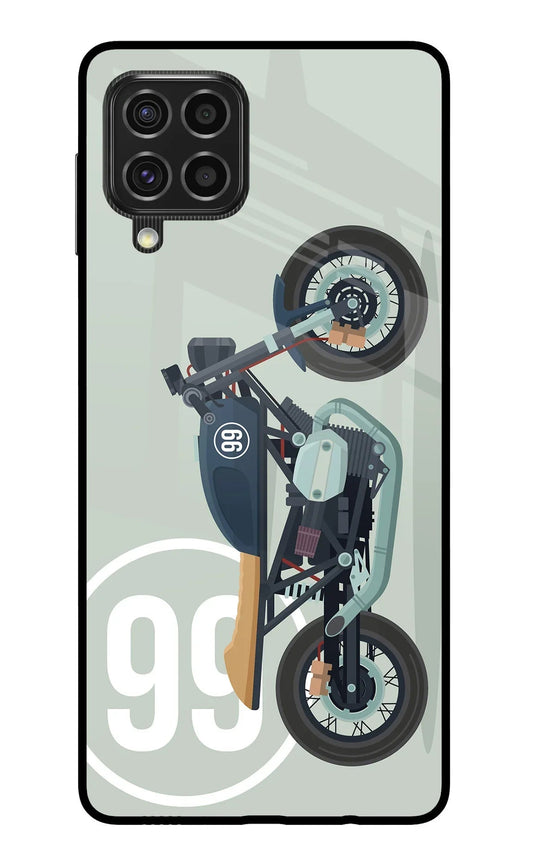 Classic Cafe Racer 99 Samsung F62 Glass Case