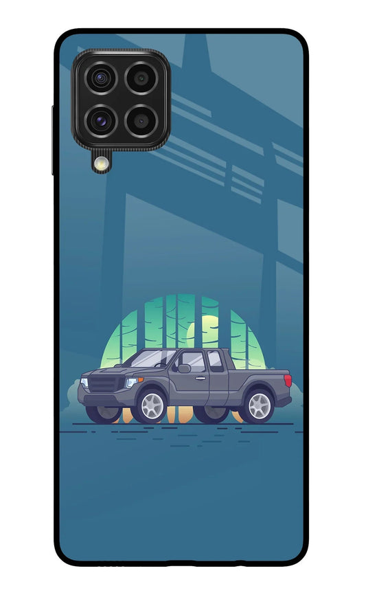 Retro Garage Vibe Samsung F62 Glass Case