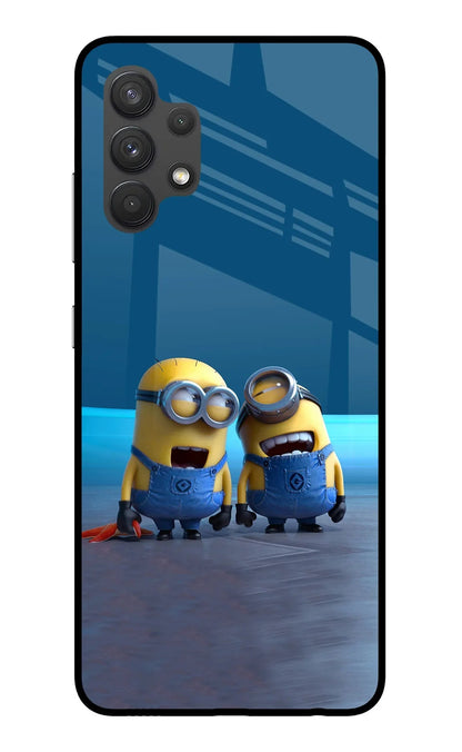 Minion Laughing Samsung A32 4G Back Cover