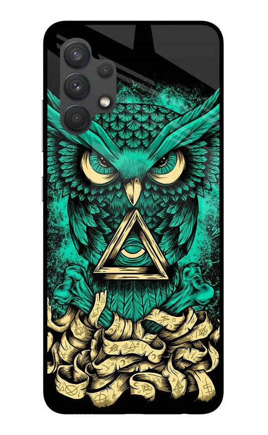 Green Owl Samsung A32 4G Back Cover