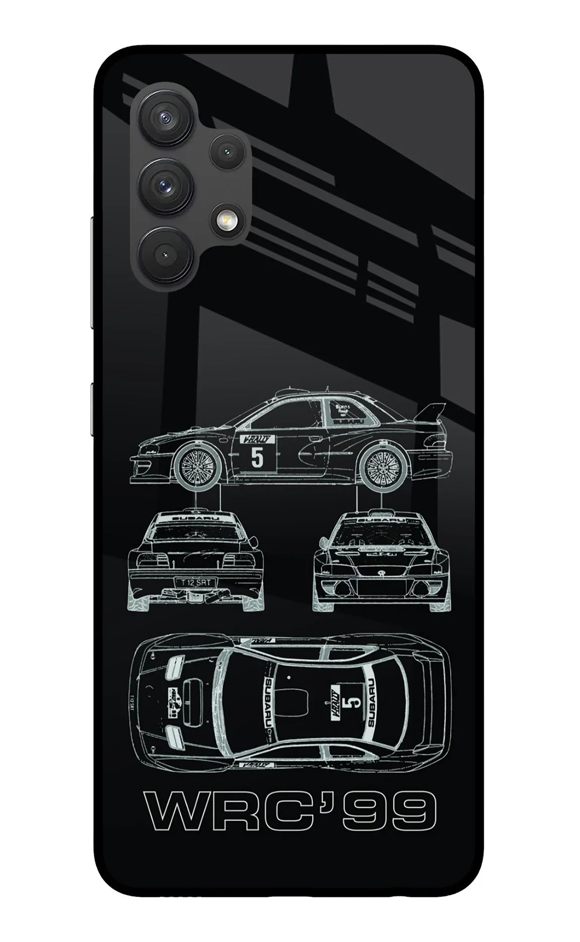 WRC'99 Samsung A32 4G Glass Case