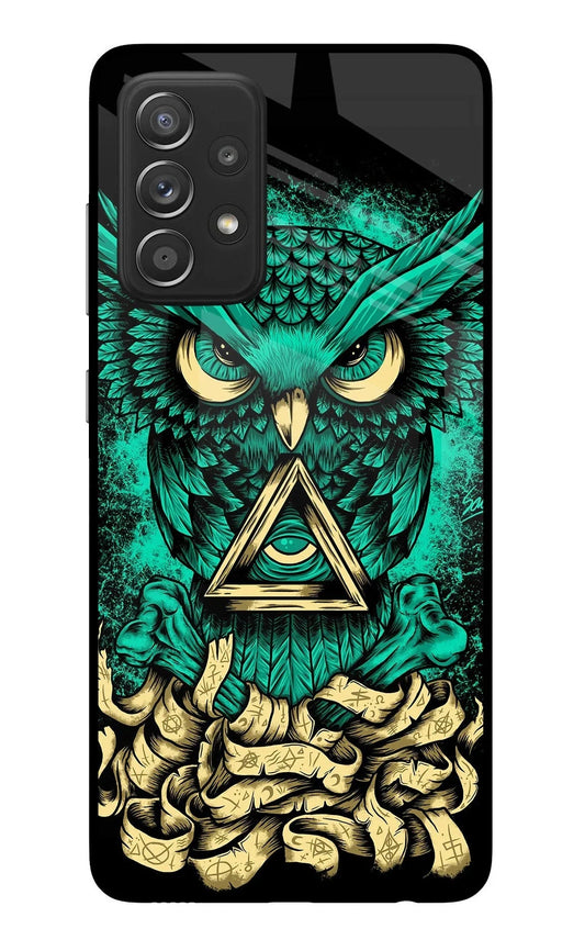 Green Owl Samsung A52/A52s 5G Glass Case