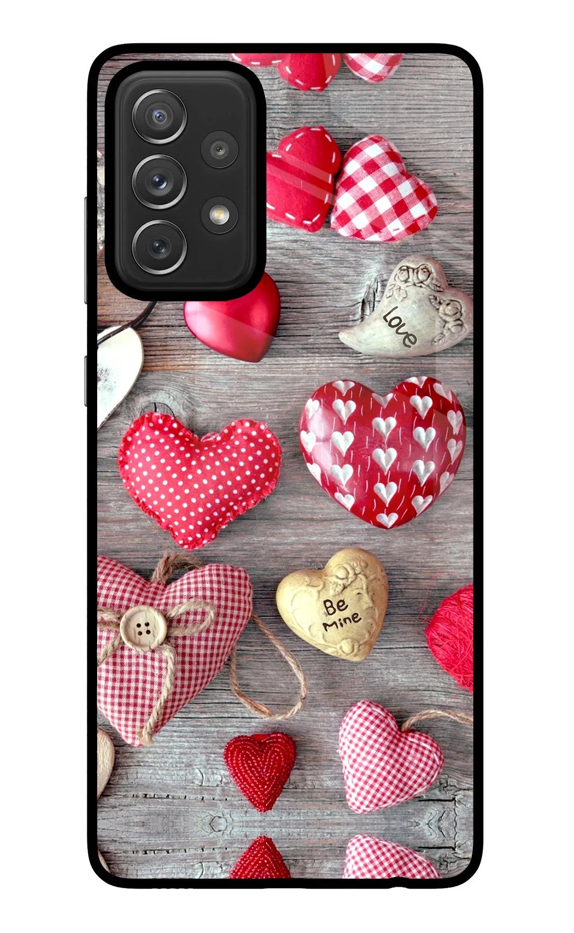 Love Wallpaper Samsung A72 Back Cover