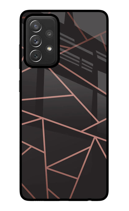 Geometric Pattern Samsung A72 Back Cover