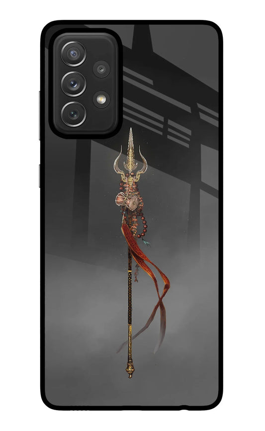 Shiv Trishul Samsung A72 Glass Case