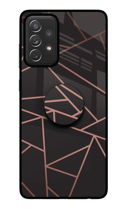 Geometric Pattern Samsung A72 Pop Case