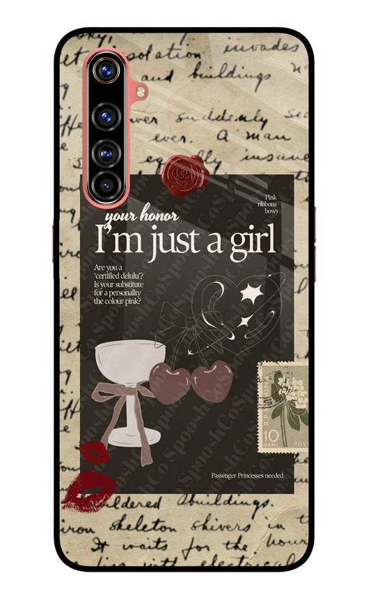 I am just a girl Realme X50 Pro Glass Case