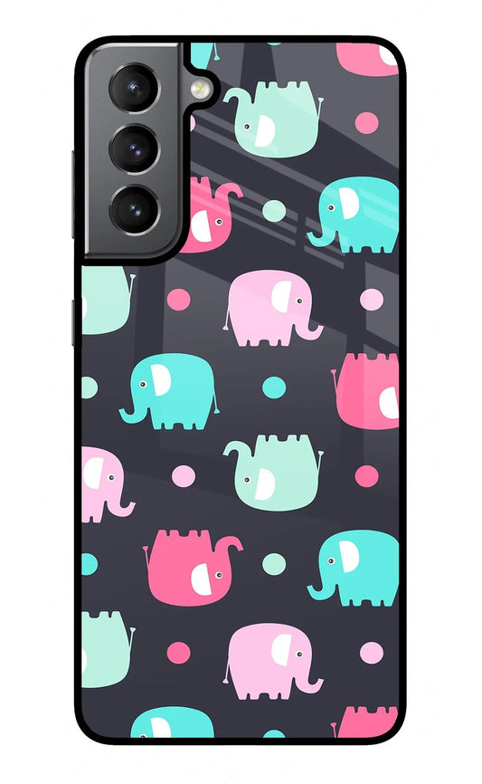 Elephants Samsung S21 Back Cover