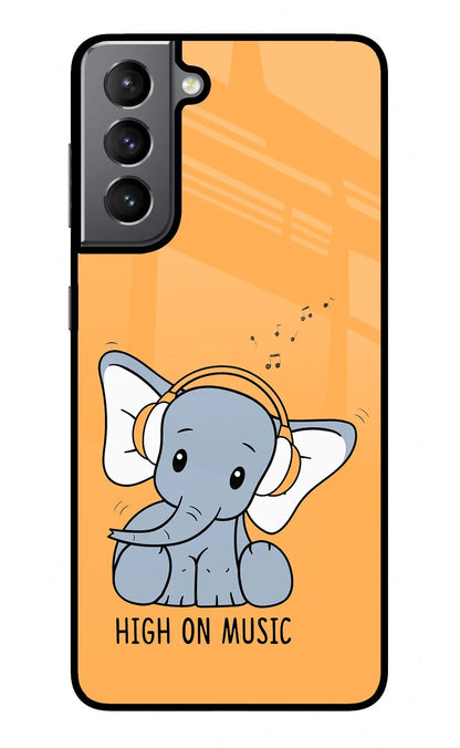 High On Music Samsung S21 Back Cover