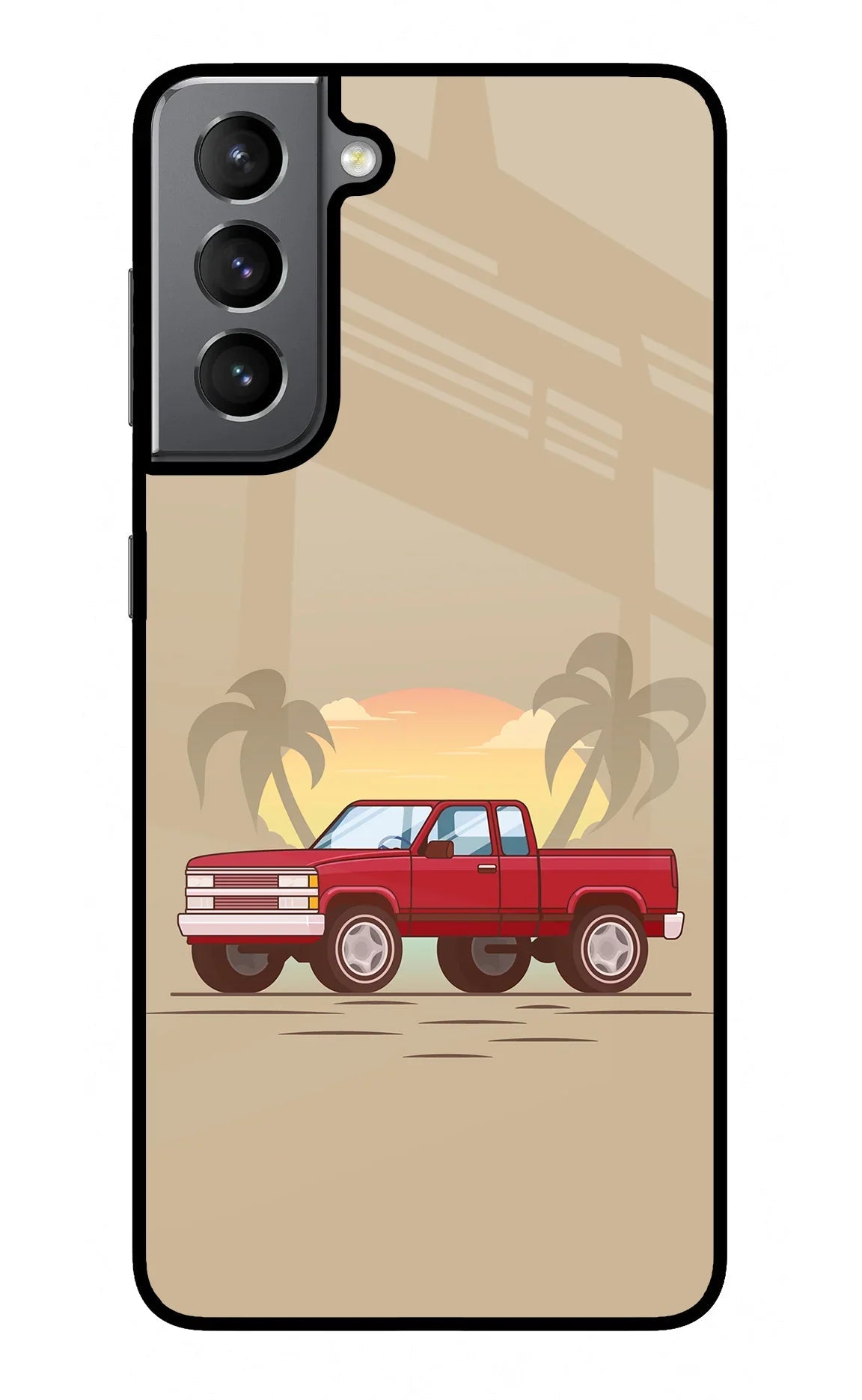 Desert Classic Drive Samsung S21 Glass Case