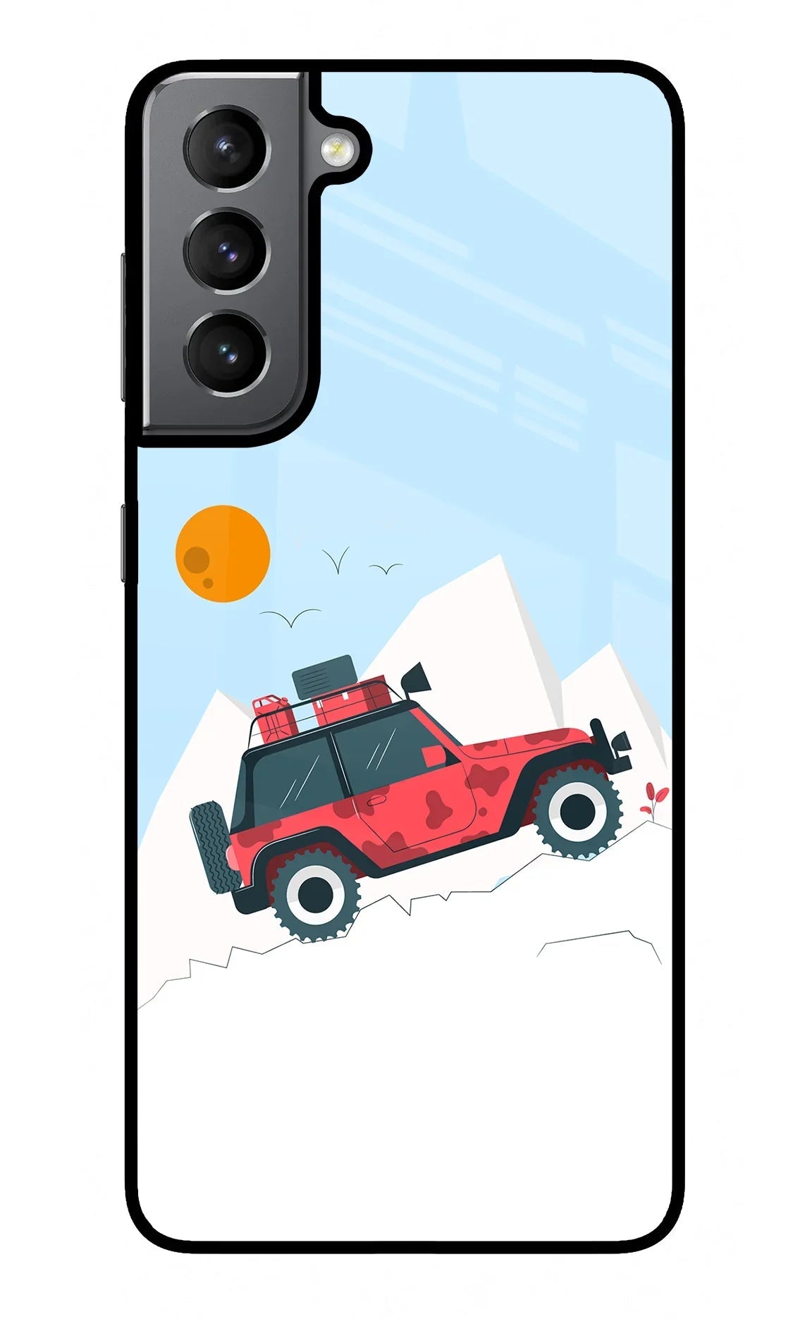 Mountain Trail Beast Samsung S21 Glass Case