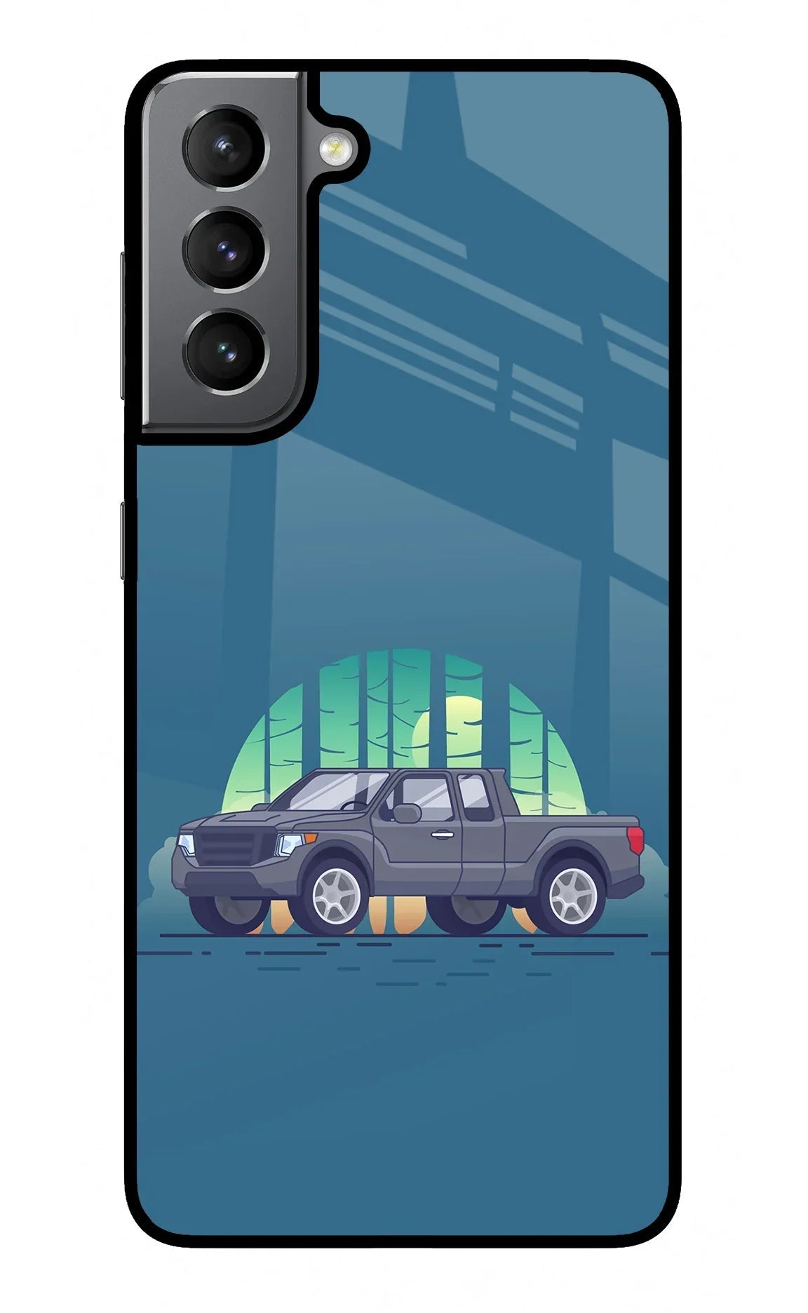 Retro Garage Vibe Samsung S21 Glass Case