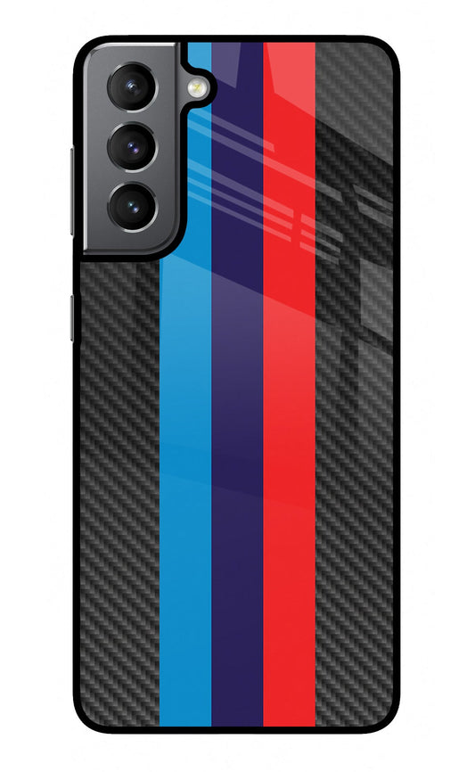 BMW Stripes Pattern Samsung S21 Plus Back Cover
